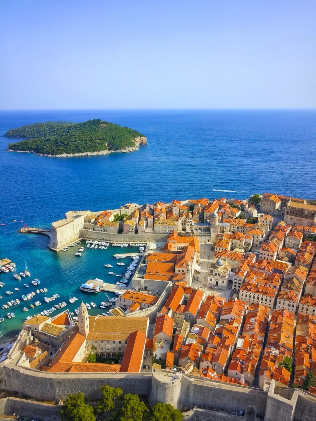 City of stone, sea and sunset.